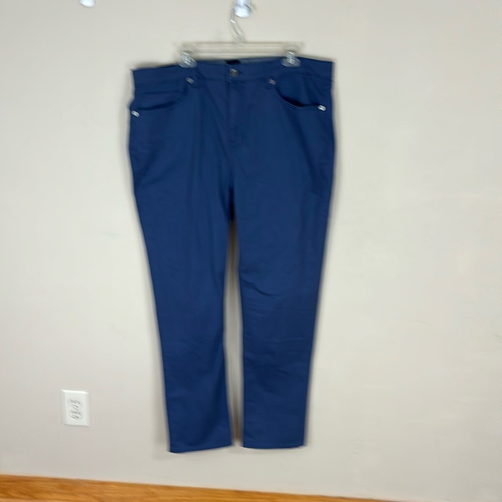 Gap 5 Pocket Pant Blue Indigo Cotton Pants Slim Fit Size 40x32 NWT